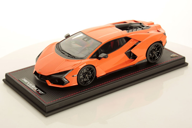 Voiture Slot Scalextric Lamborghini Revuelto Arancio Apodis - Échelle 1/32 - Modèle C4523