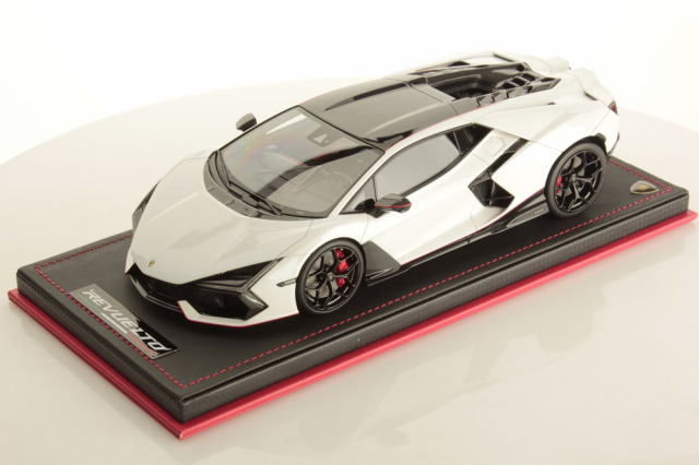 MR collection LAMBO058SE5 1/18 Lamborghini Revuelto  Bianco Siderale / Red Accents Limited 99pcs