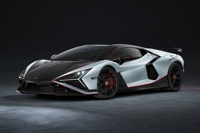 ** 予約商品 ** MR collection LAMBO066B 1/18 Lamborghini Revuelto SV Azzurro Tethys with Black / Red Livery