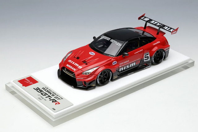 アイドロン LB014A 1/43 LB-シルエットワークス GT 35GT-RR GTウィング 