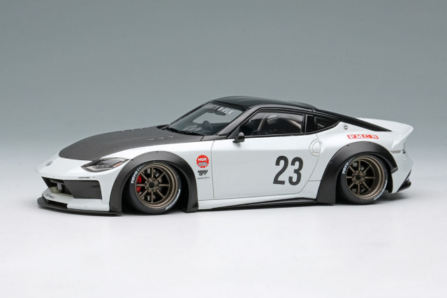 【お取り寄せ商品】 EIDOLON LB023B 1/43 lb nation Fairlady Z (RS Watanabe 8spoke wheel) Pearl White Limited 100pcs