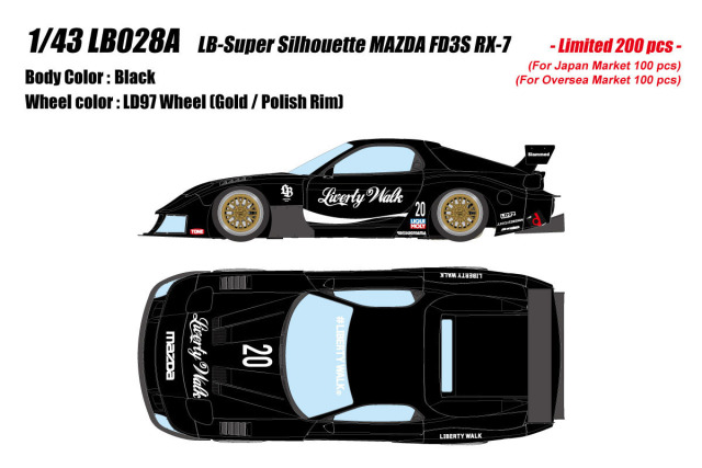 EIDOLON 1/43 Mazda RX-7 東京オートサロン　マツダ Make Up Co., Ltd / Eidolon 1:43 Mazda RX-7 (FD3S) MazdaSpeed