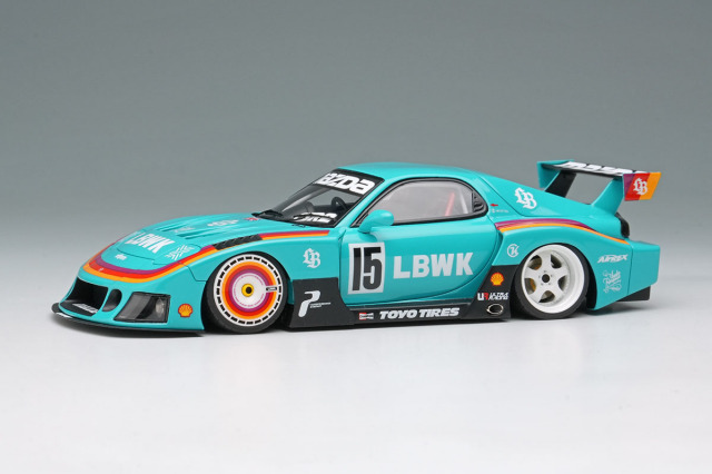 EIDOLON LB028C 1/43 LB-Super Silhouette MAZDA FD3S RX-7 Mint Green Limited 150pcs