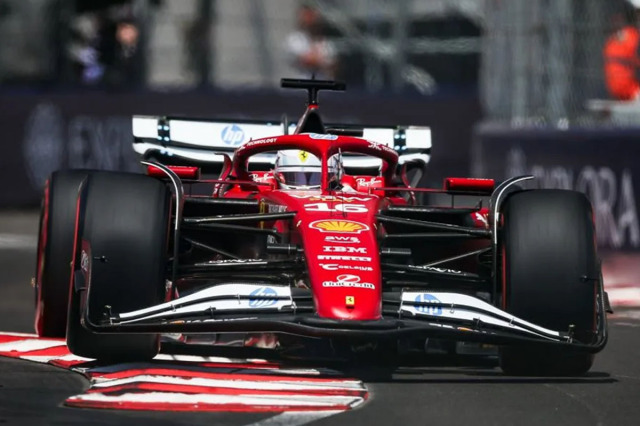 ** 予約商品 ** LOOKSMART LS1216 1/12 Ferrari SF-25 Monaco GP 2nd 2025 Charles Leclerc