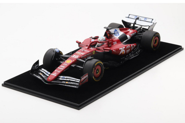** 予約商品 ** LOOKSMART LS1216 1/12 Ferrari SF-25 Monaco GP 2nd 2025 Charles Leclerc