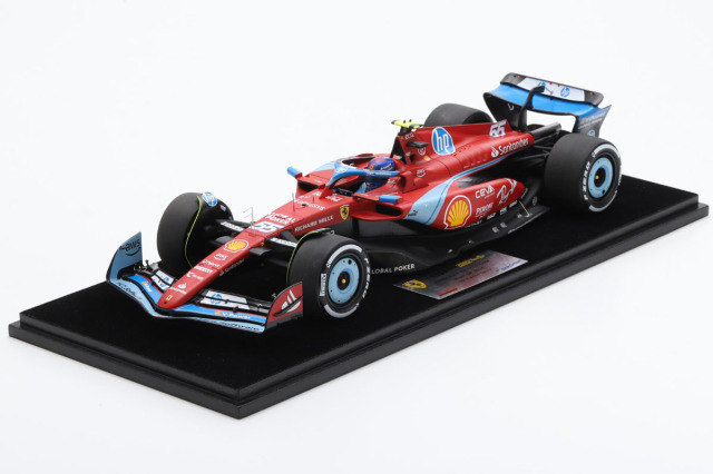 LOOKSMART LS18F1062 1/18 Ferrari SF-24 U,S,A, Miami GP 2024 C.Sainz 5th