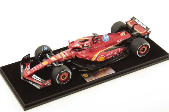 ** 予約商品 ** LOOKSMART LS18F1064 1/18 Ferrari SF-24 Monaco GP 2024 C.Sainz 3rd