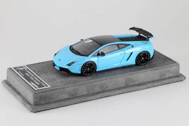 LOOKSMART LS395UN Lamborghini Gallardo LP570-4 Super Trofeo Stradale Baby Blue Limited 25pcs