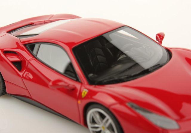 LOOKSMART LS446A Ferrari 488GTB Rosso Corsa Met. ミニカー専門店