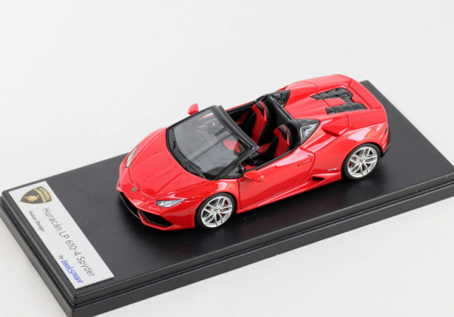 LOOKSMART LS452F Lamborghini Huracan LP610-4 Spyder Rosso Mars