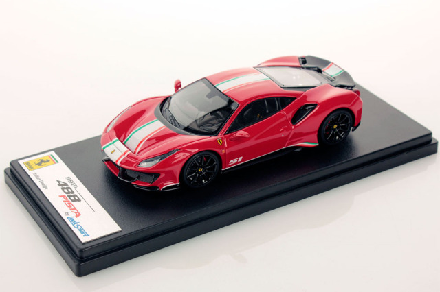LOOKSMART LS488PPA 1/43 Ferrari 488 Pista Piloti Rosso Corsa