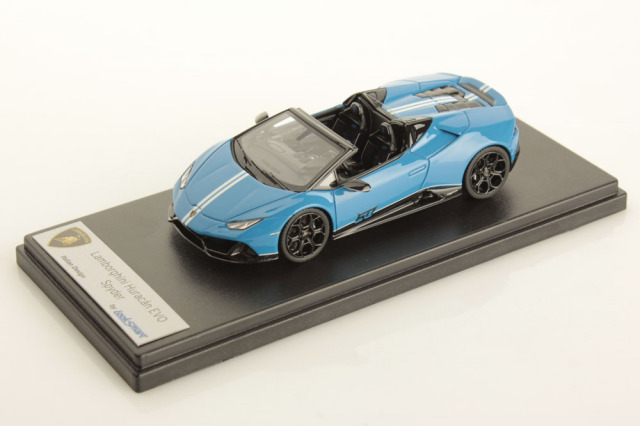 LOOKSMART LS502SA 1/43 Lamborghini Huracan Evo Spyder Blu Le Mans