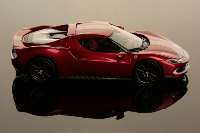 ルックスマート LS533F 1/43 フェラーリ 296GTB ロッソイモラ アセット