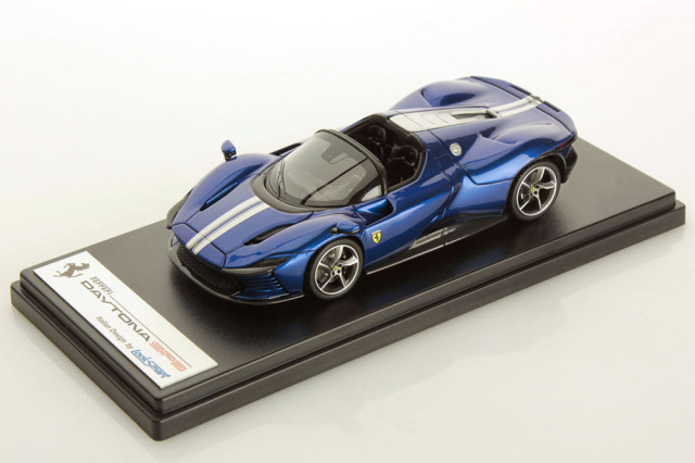 ** 予約商品 ** LOOKSMART LS535SPF 1/43 Ferrari Daytona SP3 Open Roof Nuovo Blu Elettrico