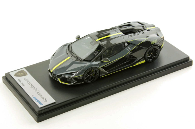 ** 予約商品 ** LOOKSMART LS543K 1/43 Lamborghini Revuelto Grigio Telesto with Nero Noctis / Verde Scandal Livery