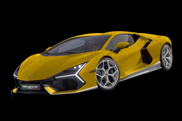 ** 予約商品 ** LOOKSMART LS543MHD 1/43 Lamborghini Revuelto Miura 60 Homage Giallo / Silver
