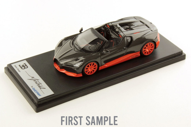 ** 予約商品 ** LOOKSMART LS544WR 1/43 Bugatti W16 Mistral World Record Configuration