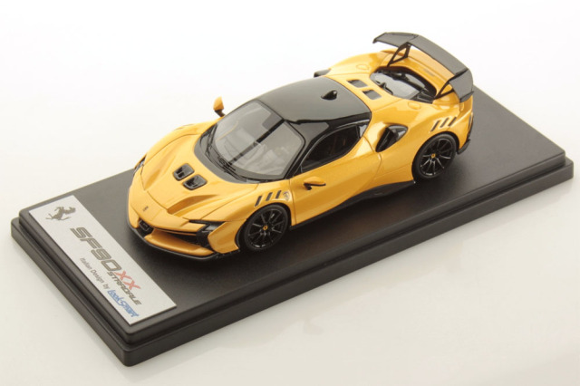 LOOKSMART LS551E 1/43 Ferrari SF90 XX Stradale Giallo Tristrato