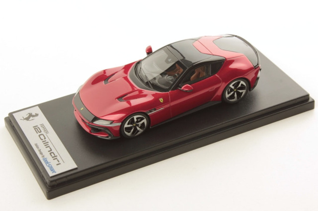 LOOKSMART LS553J 1/43 Ferrari 12 Cilindri Rosso Magma