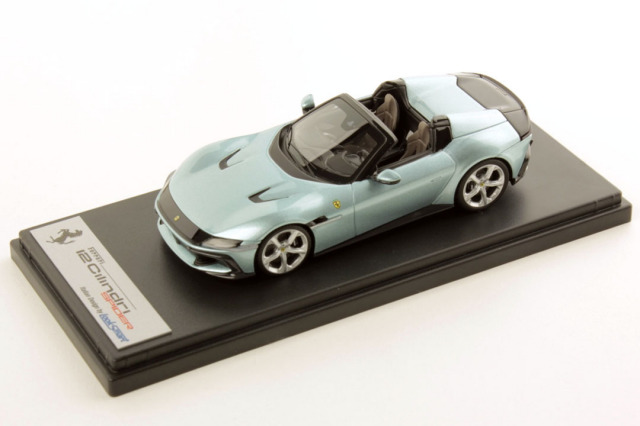 ** 予約商品 ** LOOKSMART LS556D 1/43 Ferrari 12 Cilindri Spider Celeste Trevi