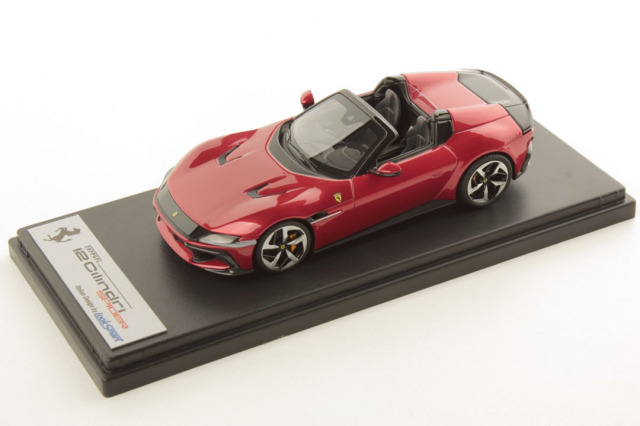 LOOKSMART LS556F 1/43 Ferrari 12 Cilindri Spider Rosso Imola