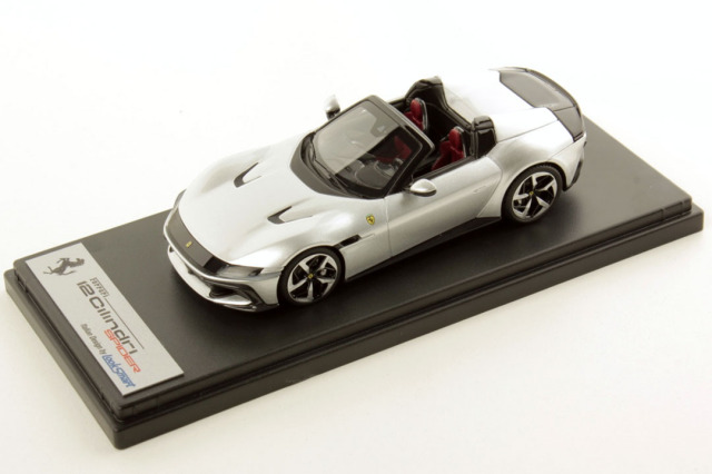 ** 予約商品 ** LOOKSMART LS556I 1/43 Ferrari 12 Cilindri Spider Argento Nurburgring