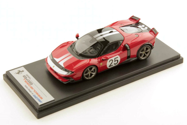 ** 予約商品 ** LOOKSMART LS562D 1/43 Ferrari 849 Testarossa Rosso Fiammante Assetto Fiorano