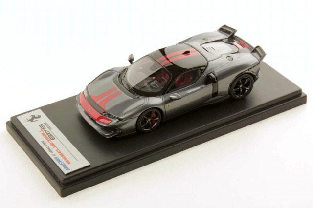 ** 予約商品 ** LOOKSMART LS562H 1/43 Ferrari 849 Testarossa Grigio GTS Assetto Fiorano