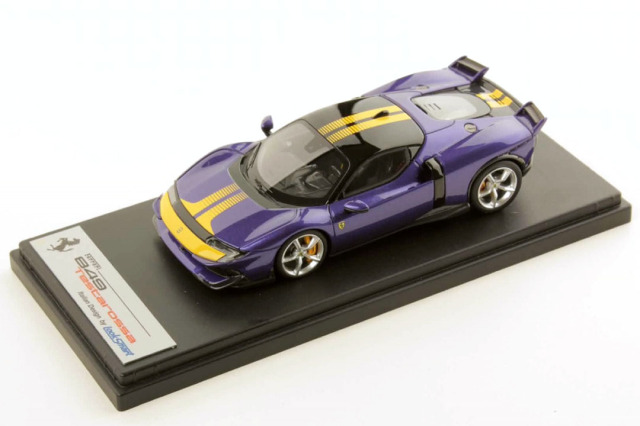 ** 予約商品 ** LOOKSMART LS562I 1/43 Ferrari 849 Testarossa Violetto Dino Assetto Fiorano