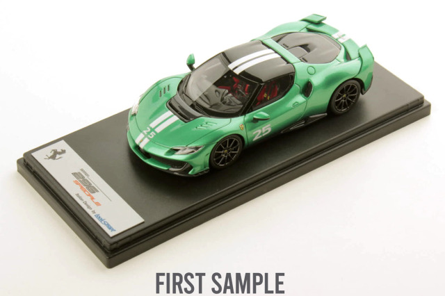 ** 予約商品 ** LOOKSMART LS564A 1/43 Ferrari 296 Speciale Verde Nurburgring with Livery