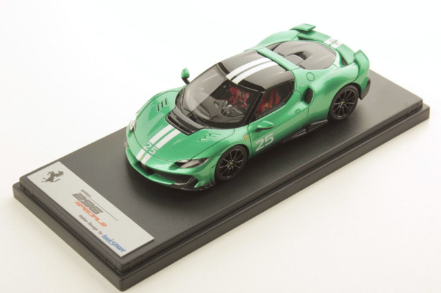 ** 予約商品 ** LOOKSMART LS564A 1/43 Ferrari 296 Speciale Verde Nurburgring with Livery