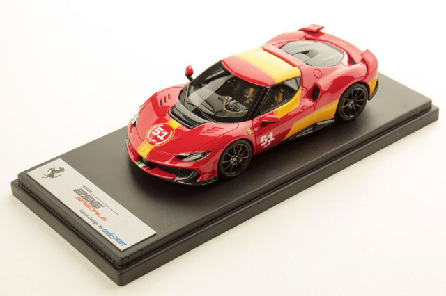** 予約商品 ** LOOKSMART LS564H 1/43 Ferrari 296 Speciale Piloti Ferrari - Rosso Scuderia
