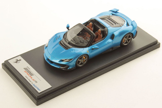 ** 予約商品 ** LOOKSMART LS565B 1/43 Ferrari 296 Speciale A Blue Corsa