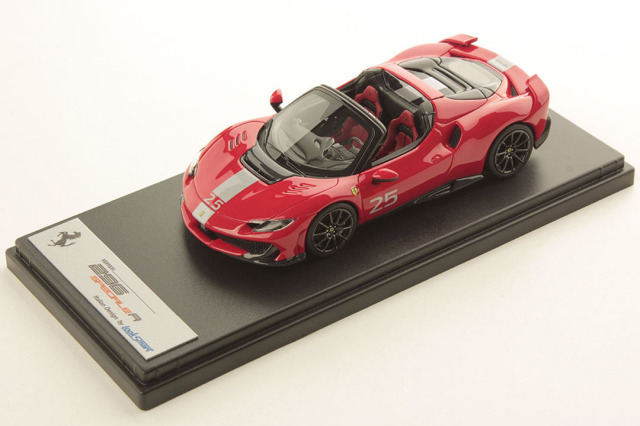 ** 予約商品 ** LOOKSMART LS565E 1/43 Ferrari 296 Speciale A Rosso Corsa with Livery