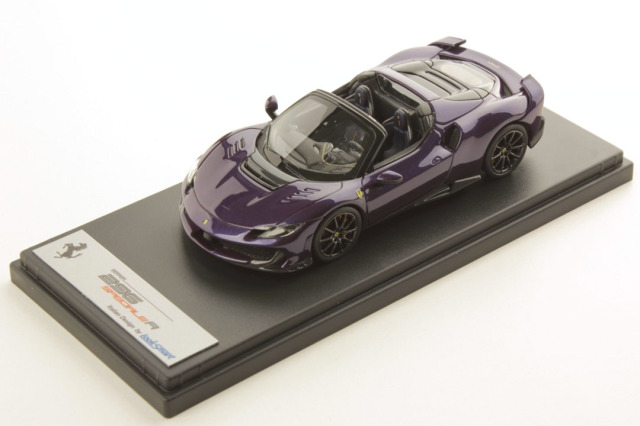 ** 予約商品 ** LOOKSMART LS565G 1/43 Ferrari 296 Speciale A Viola Hong Kong