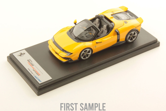 ** 予約商品 ** LOOKSMART LS566A 1/43 Ferrari 849 Testarossa Spider Giallo Modena