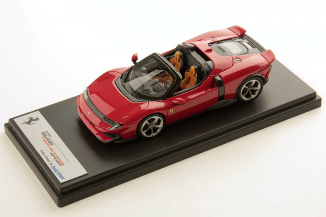 ** 予約商品 ** LOOKSMART LS566E 1/43 Ferrari 849 Testarossa Spider Rosso Fiammante