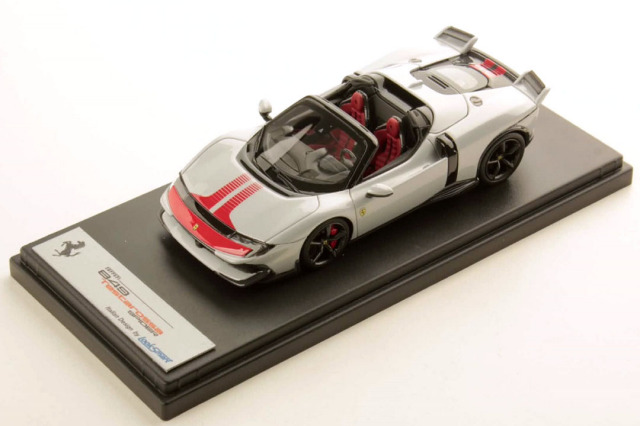 ** 予約商品 ** LOOKSMART LS566H 1/43 Ferrari 849 Testarossa Spider Bianco Artico Assetto Fiorano