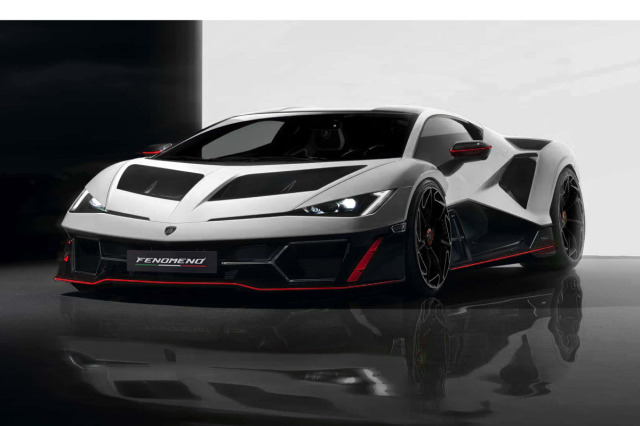 ** 予約商品 ** LOOKSMART LS567E 1/43 Lamborghini Fenomeno Bianco Siderale