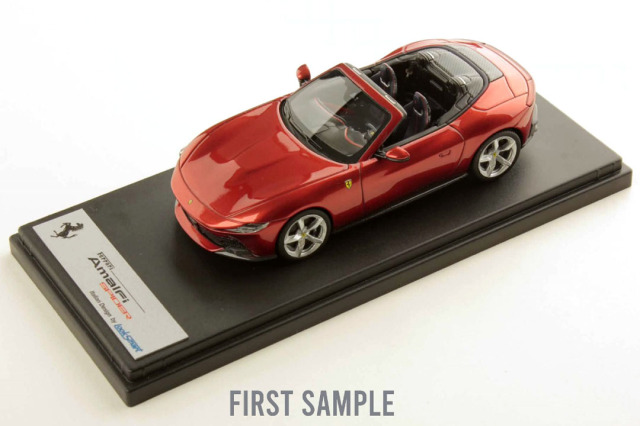 ** 予約商品 ** LOOKSMART LS573A 1/43 Ferrari Amalfi Spider Rosso Tramonto