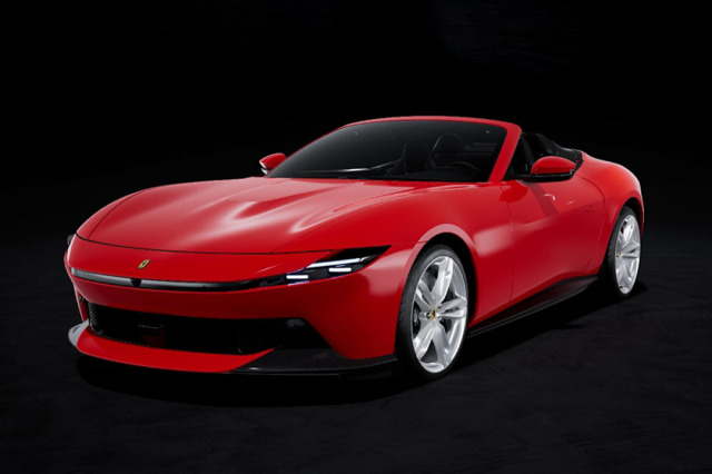 ** 予約商品 ** LOOKSMART LS573C 1/43 Ferrari Amalfi Spider Rosso Corsa