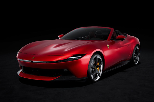 ** 予約商品 ** LOOKSMART LS573F 1/43 Ferrari Amalfi Spider Rosso Magma