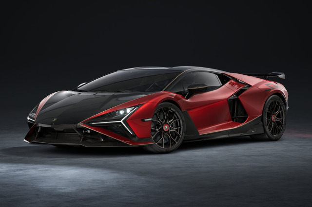 ** 予約商品 ** LOOKSMART LS577A 1/43 Lamborghini Revuelto SV Rosso Efesto with Black / Bronze Livery