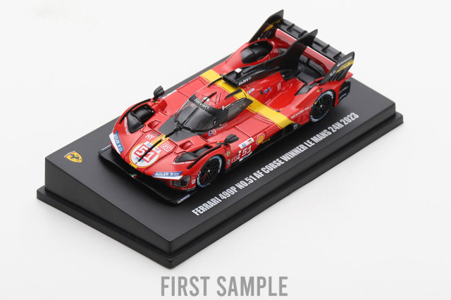 ** 予約商品 ** LOOKSMART LS64001LM 1/64 Ferrari 499P No.51 Ferrari AF Corse Winner Le Mans 24H 2023