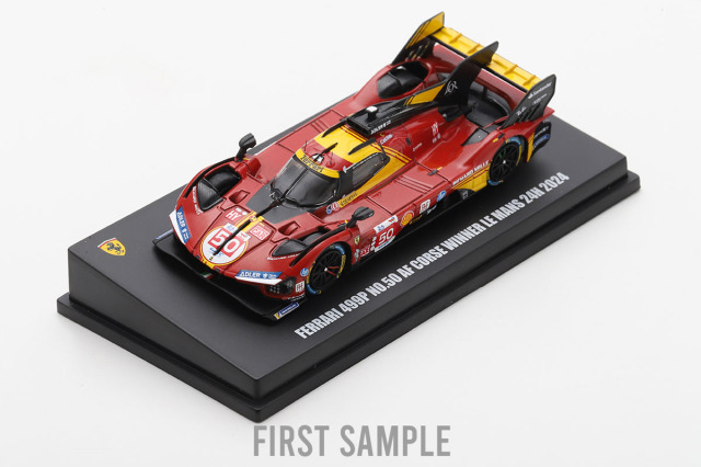 ** 予約商品 ** LOOKSMART LS64002LM 1/64 Ferrari 499P No.50 Ferrari AF Corse Winner Le Mans 24H 2024