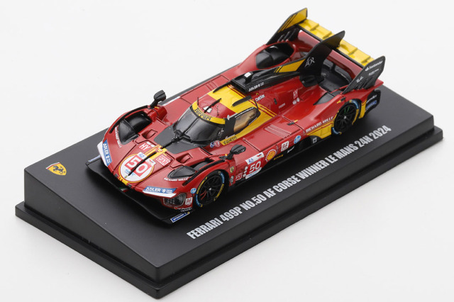 ** 予約商品 ** LOOKSMART LS64002LM 1/64 Ferrari 499P No.50 Ferrari AF Corse Winner Le Mans 24H 2024