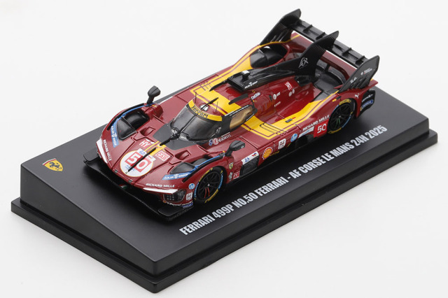 ** 予約商品 ** LOOKSMART LS64008LM 1/64 Ferrari 499P No.50 AF Corse Le Mans 24H 2025