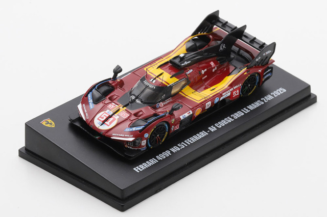** 予約商品 ** LOOKSMART LS64009LM 1/64 Ferrari 499P No.51 AF Corse Le Mans 24H 2025