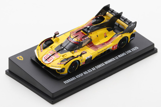 ** 予約商品 ** LOOKSMART LS64010LM 1/64 Ferrari 499P No.83 AF CORSE Winner Le Mans 24H 2025