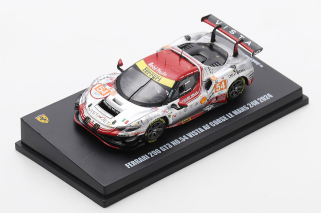 ** 予約商品 ** LOOKSMART LS64018LM 1/64 Ferrari 296 GT3 No.55 Vista AF Corse Le Mans 24H 2024